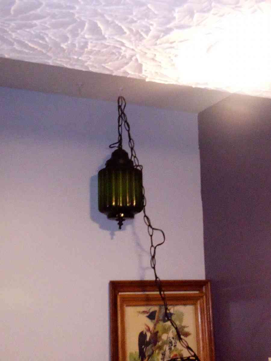 hanging green emerald light - Louisville, Kentucky