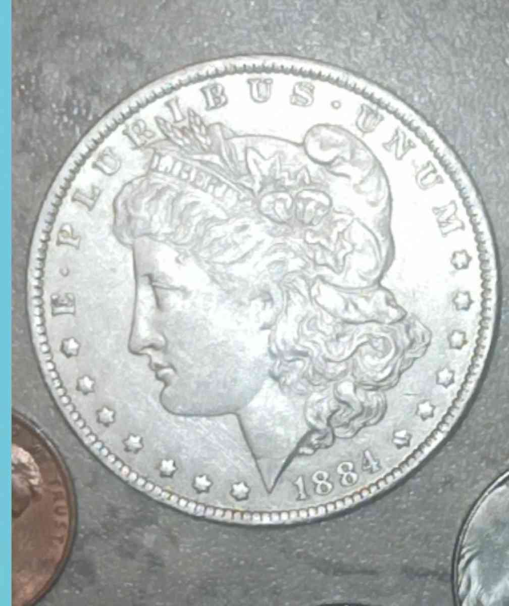 1884 o mint Morgan silver dollar - Wildersville, Tennessee