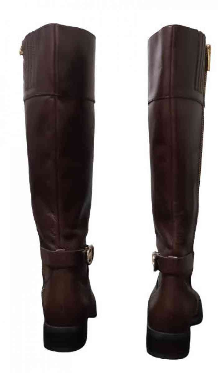 Michael Kors Bryce Leather Riding Boot ST15F Boots Size 7M - Chicago Heights, Illinois - FleaMarketBay