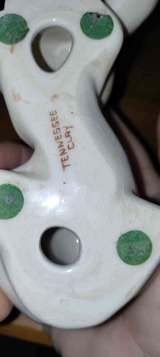 vintage Tennessee clay mouse figurine - Oliver Springs, Tennessee