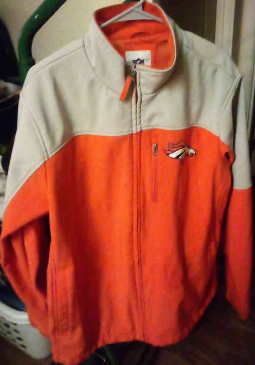 Mens XL Broncos Softshell Jacket Gently Used - Denver, Colorado - FleaMarketBay