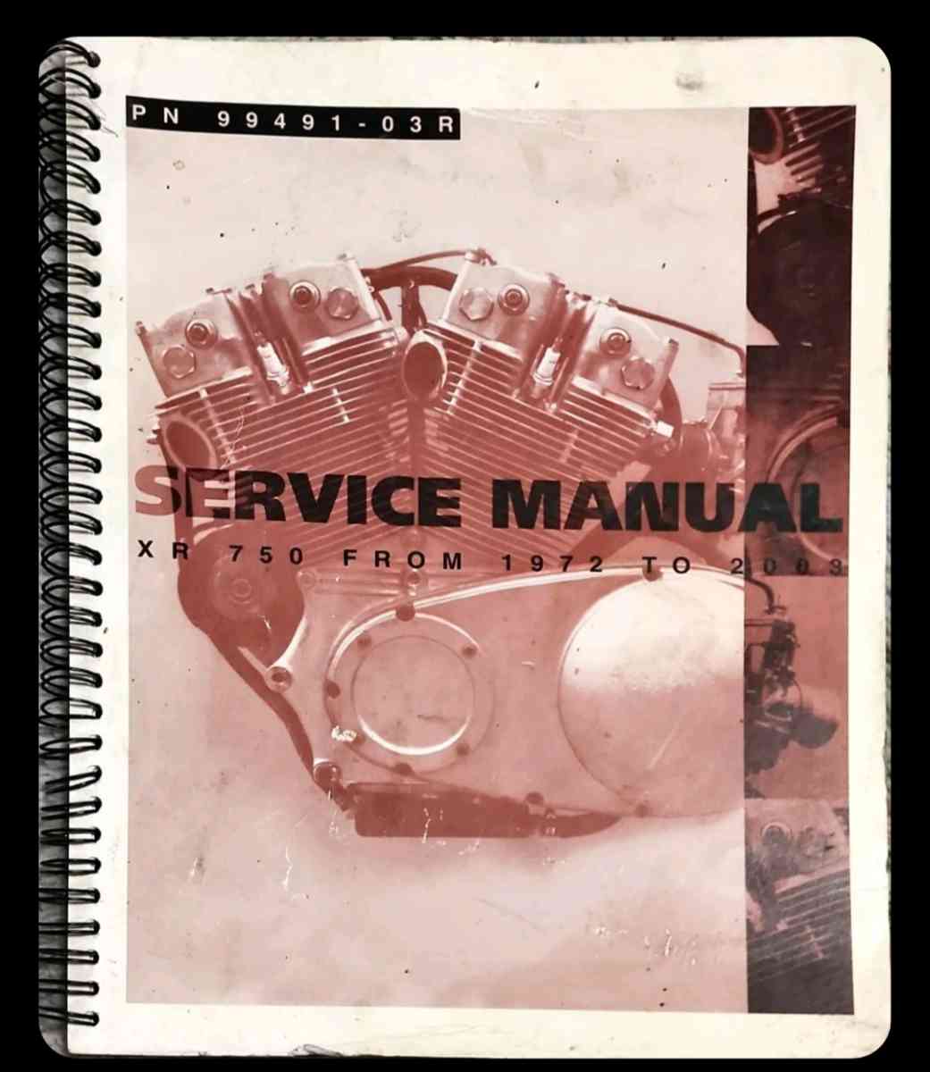 Service Manual for RX 750  Harley 1972 through 2003