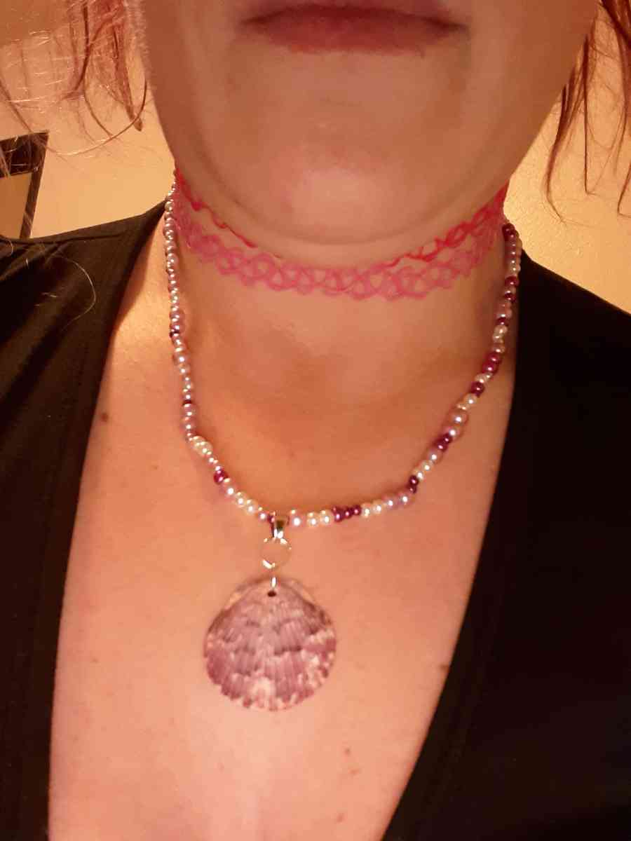 very cute shell picked from the florida ocean necklace