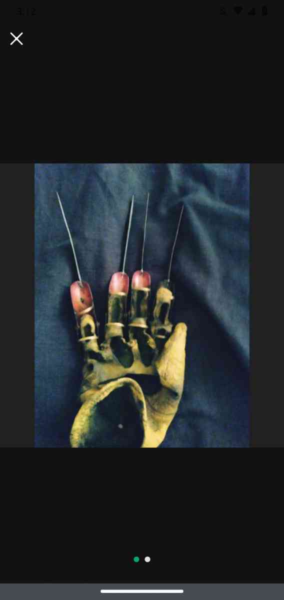 Freddy Krueger Custom Glove - Los Angeles, California - FleaMarketBay