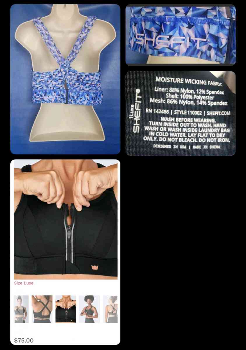 1 Luxe Shefit Sports Bra - Mountain Home, Idaho - FleaMarketBay