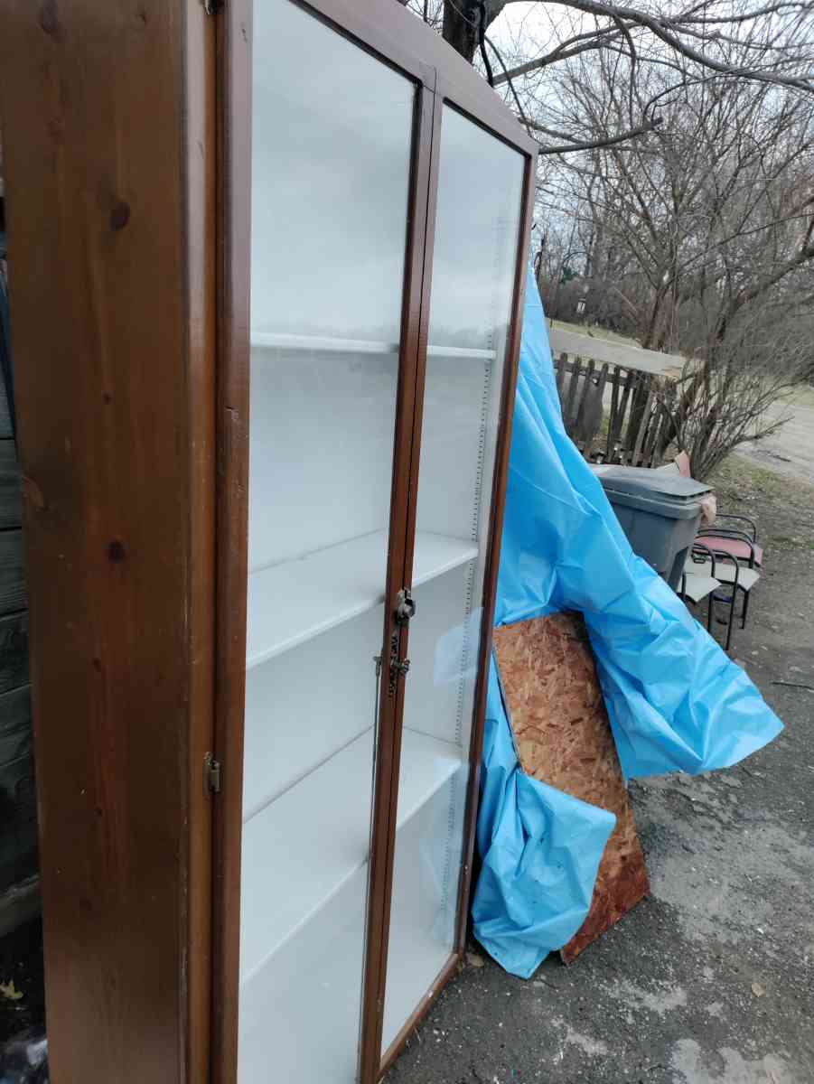 two very tall vanities or display cases - Alicia, Arkansas - FleaMarketBay