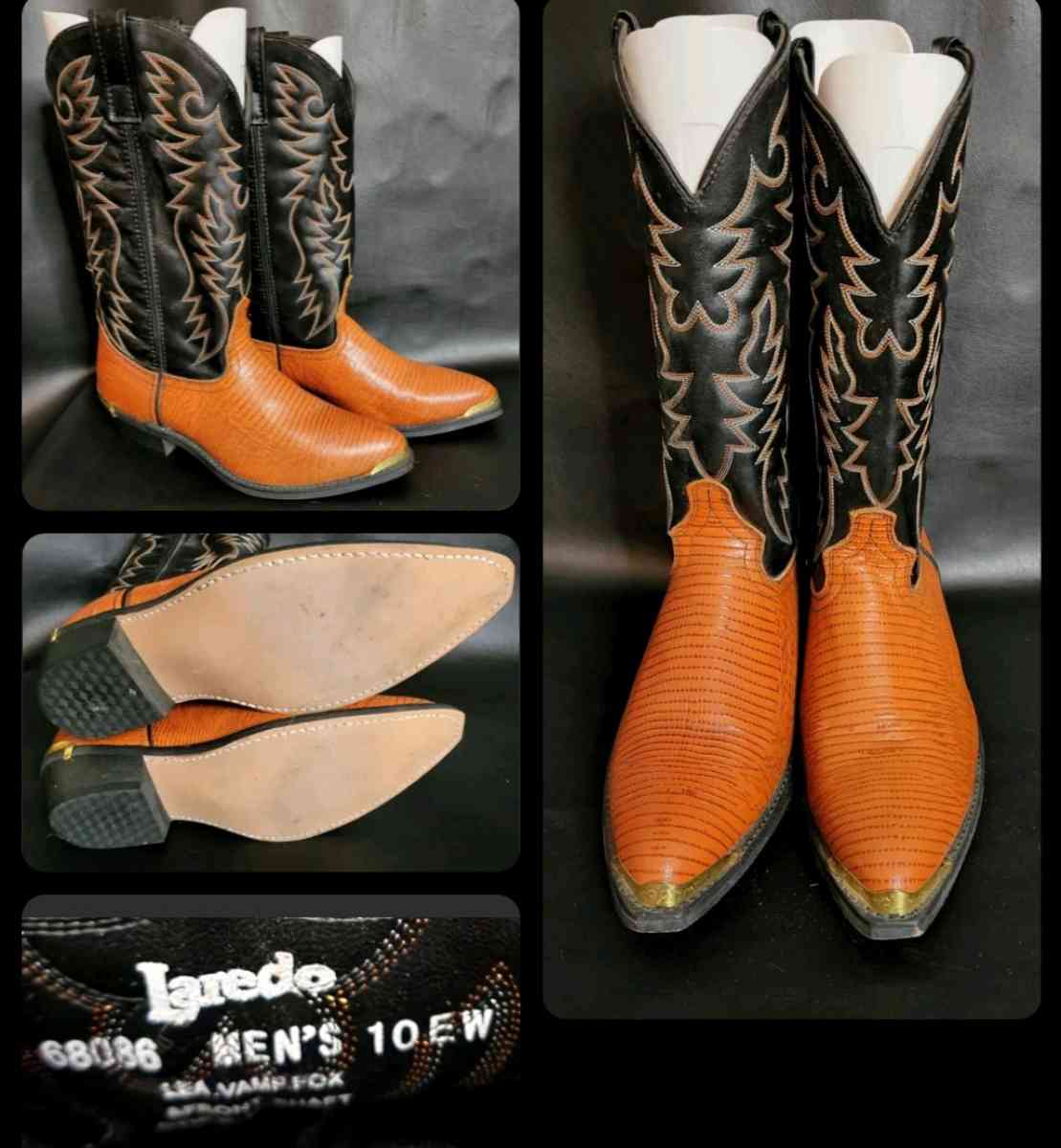 Laredo Mens Cowboy Boots Sz 10EW - Mountain Home, Idaho - FleaMarketBay