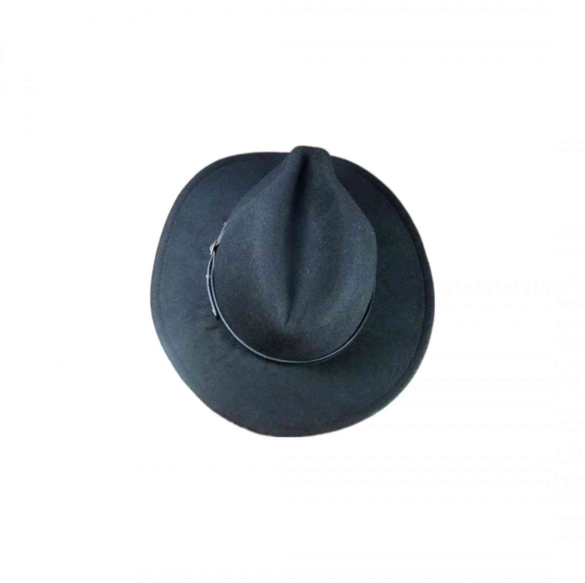 Unisex Black Fedora Hat - Denver, Colorado - FleaMarketBay