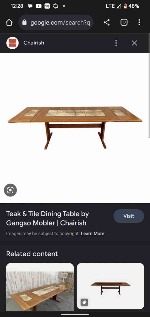 MCM vintage teak wood dining nook set table and benches - Hummelstown, Pennsylvania - FleaMarketBay