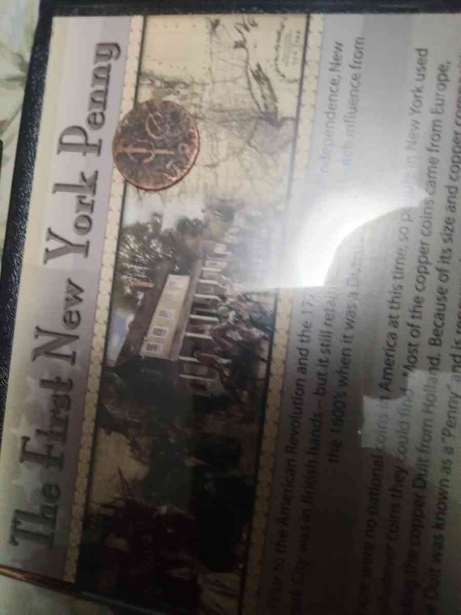 new York first penny with historical book - Delaware Water Gap, Pennsylvania - FleaMarketBay