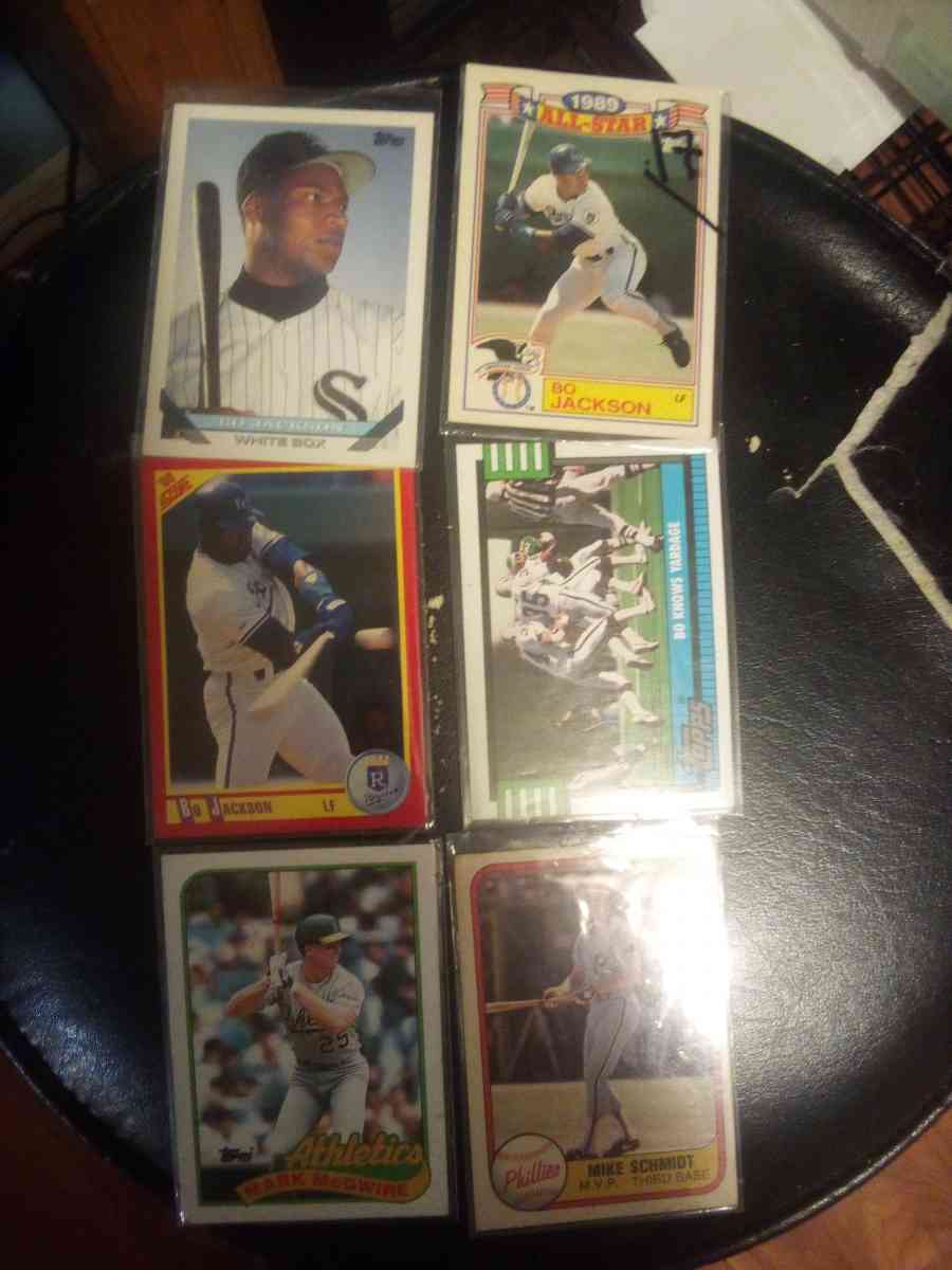 six bo Jackson cards All are in excellent condition - Bean Station, Tennessee