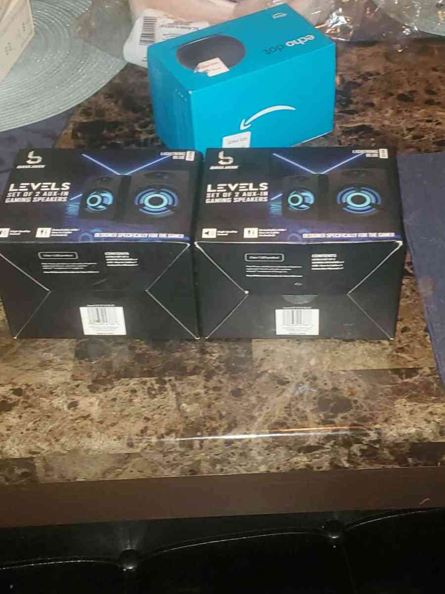 2 Bass Jaxx Gaming Speakers - Detroit, Michigan - FleaMarketBay