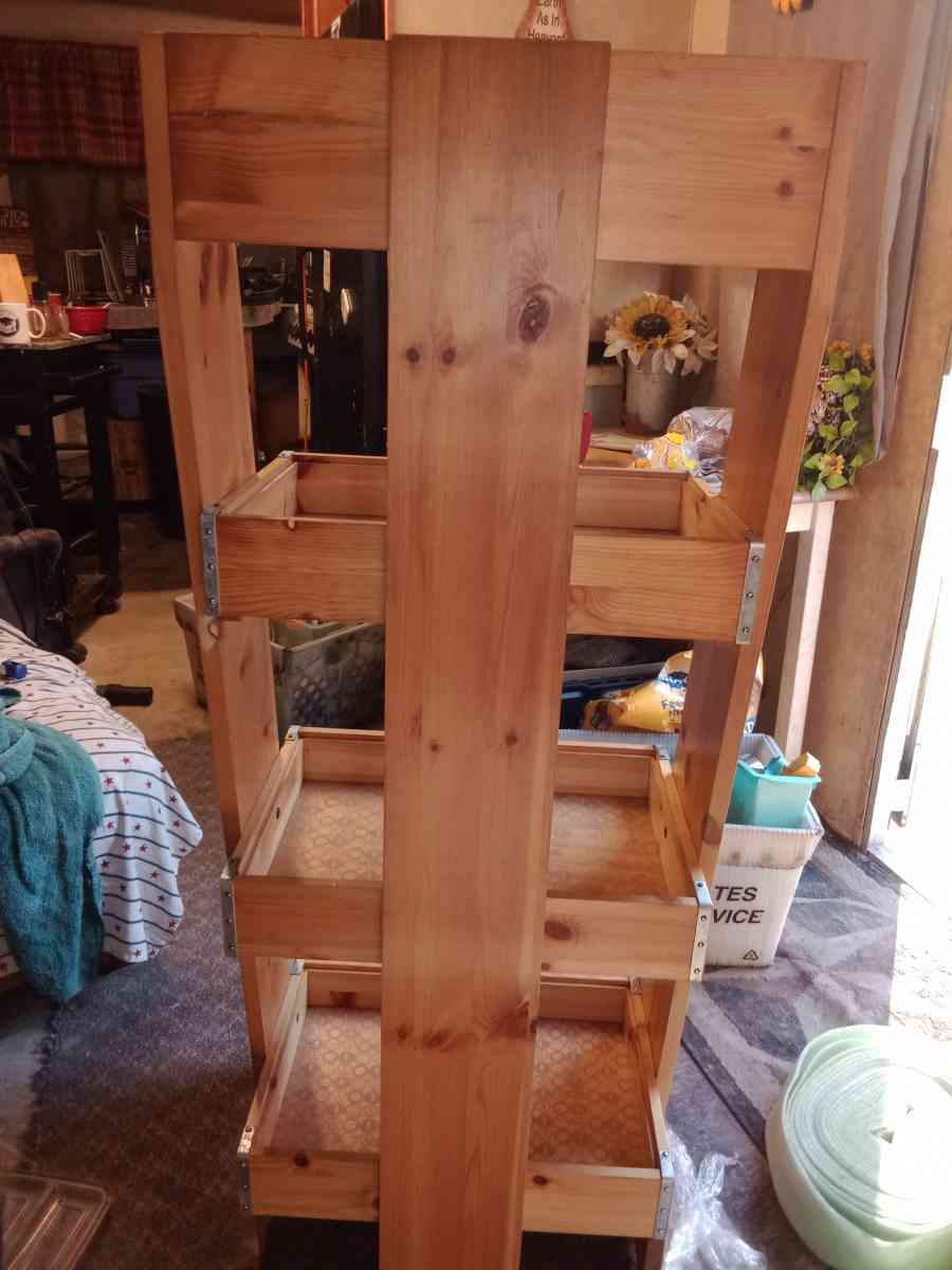 coke cola four tier Wooden shelf - Huntington, Texas - FleaMarketBay