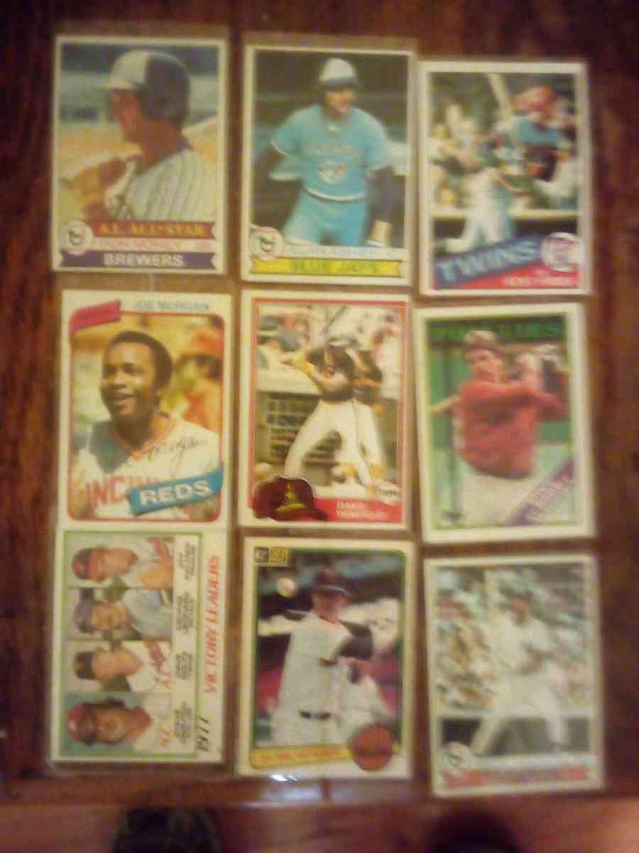 nine very good condition older cards of great players - Bean Station, Tennessee - FleaMarketBay