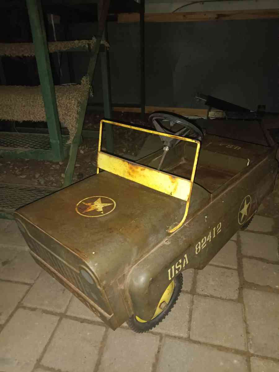 Vintage 1950s metal Military Jeep - Mansfield, Texas - FleaMarketBay