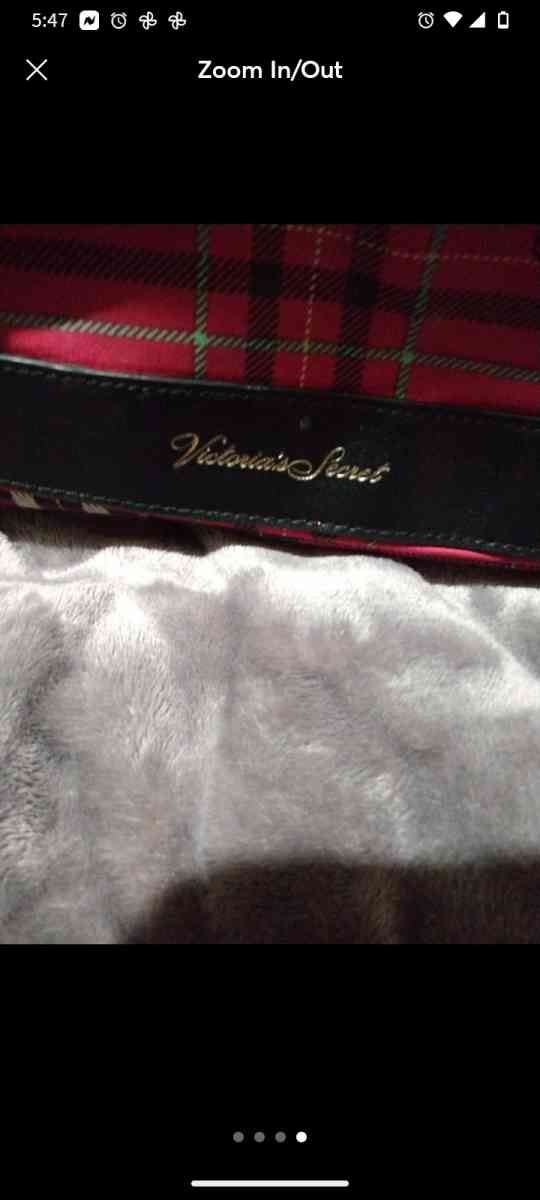 VICTORIAS SECRET PLAID TOTE PURSE LIKE NEW CONDITION - Belen, New Mexico - FleaMarketBay