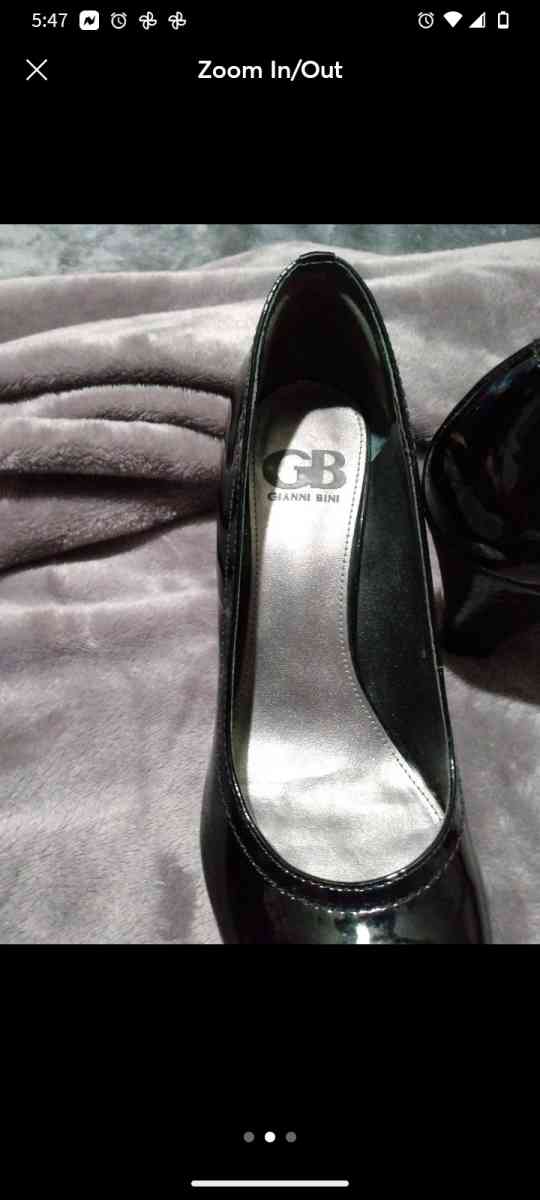 GIANNI BINI BLACK HEELS 6 5 - Belen, New Mexico - FleaMarketBay