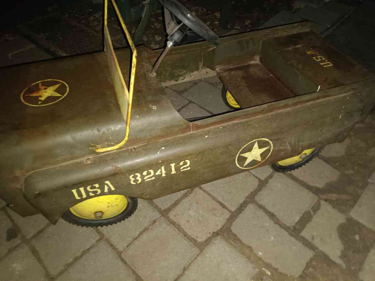 Vintage 1950s metal Military Jeep - Mansfield, Texas - FleaMarketBay