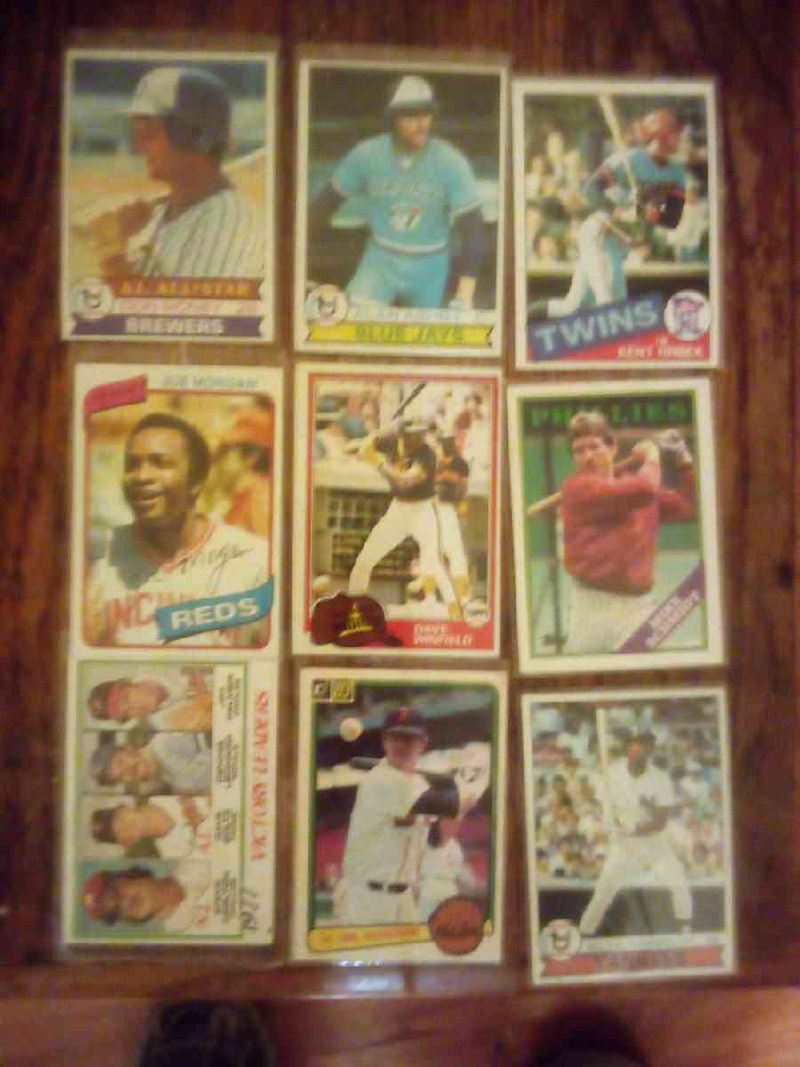 nine very good condition older cards of great players - Bean Station, Tennessee