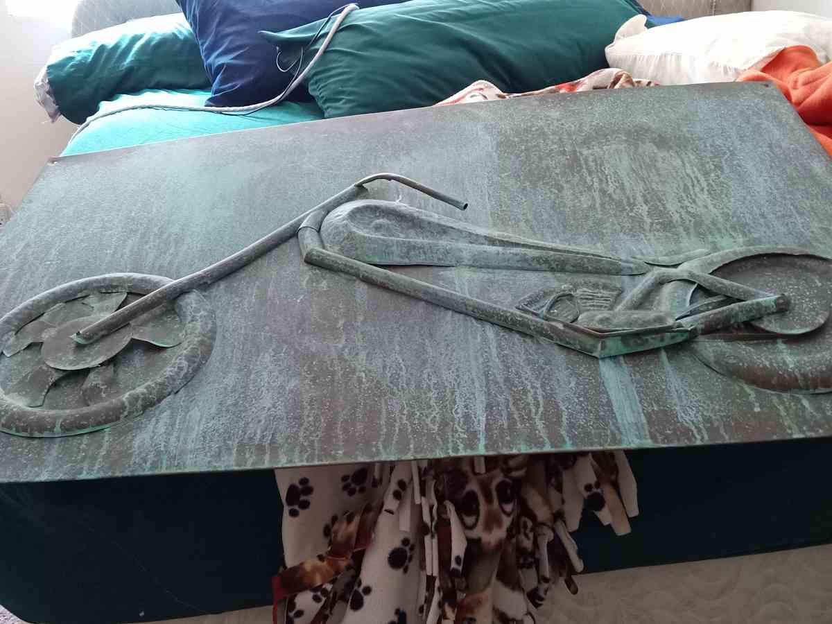 framed copper hand made chopper every delacte piece - Dekalb, Illinois - FleaMarketBay