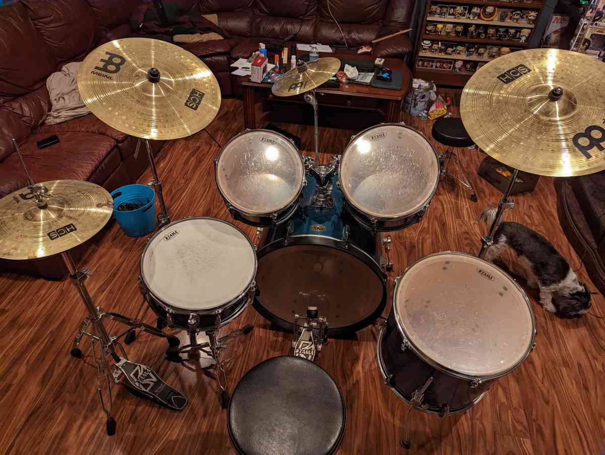 Tama ImperialStar 5 Piece set with Throne and Attack Rings - Tunkhannock, Pennsylvania - FleaMarketBay