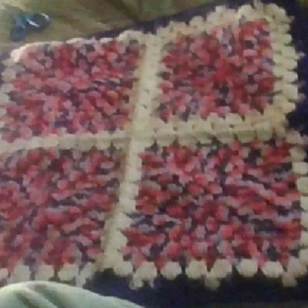 Large Crocheted Pillow Cover