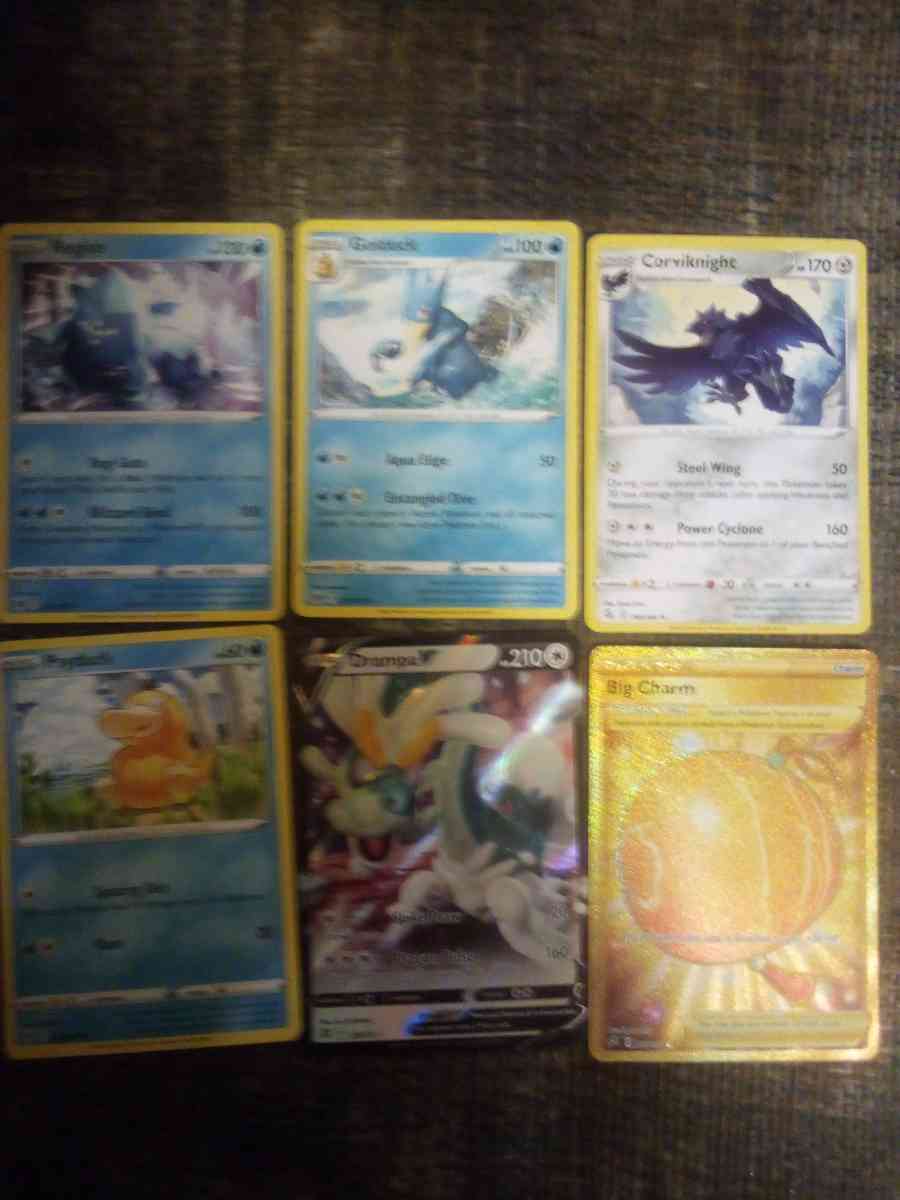 five rare and one common pokemon cards - Bean Station, Tennessee - FleaMarketBay