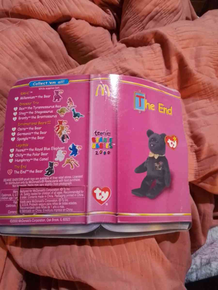 ty the last end bear beanie - Louisville, Kentucky - FleaMarketBay