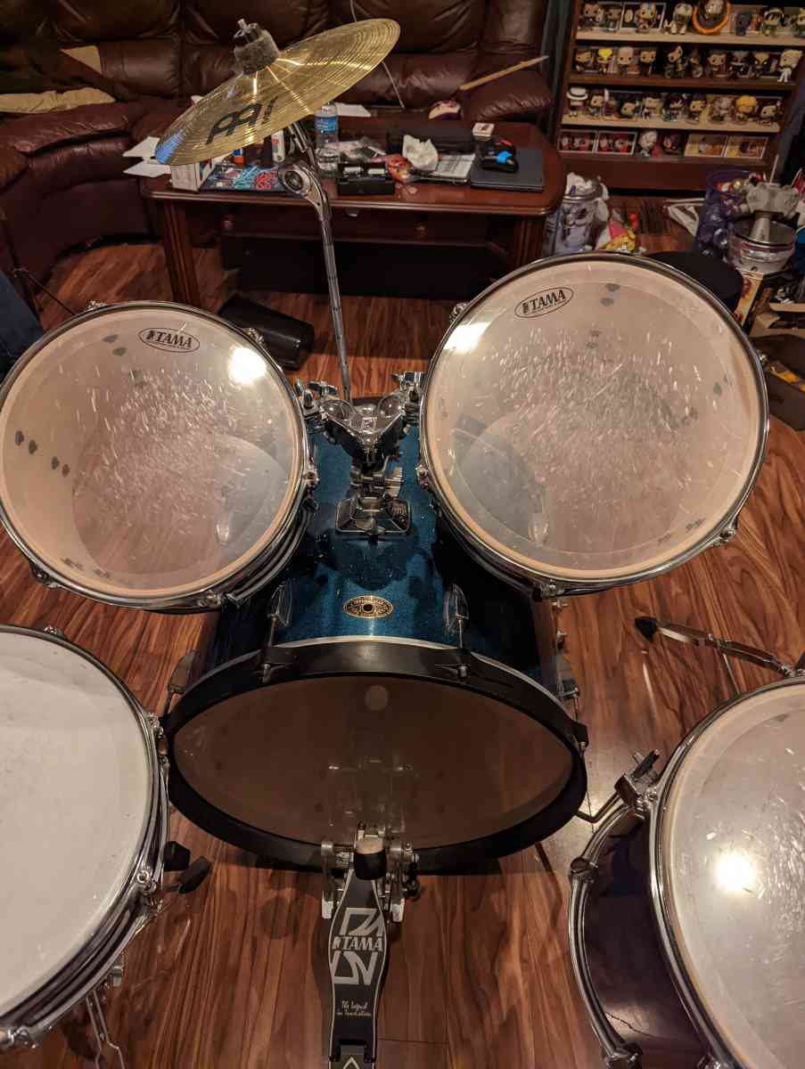Tama ImperialStar 5 Piece set with Throne and Attack Rings - Tunkhannock, Pennsylvania - FleaMarketBay