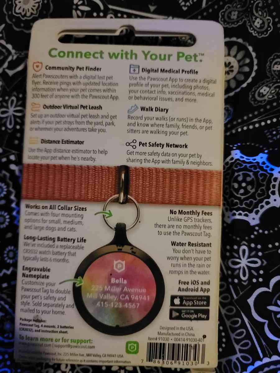 Pawscout Pet Location Tag - Las Vegas, Nevada - FleaMarketBay