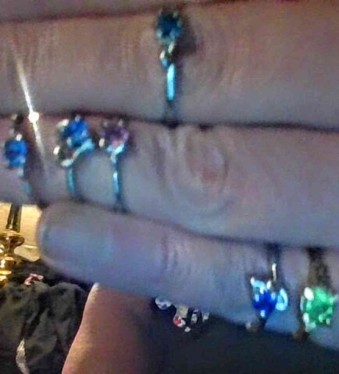 ASSORTED BIRTHSTONE FASHION RINGS - Alliance, Ohio - FleaMarketBay