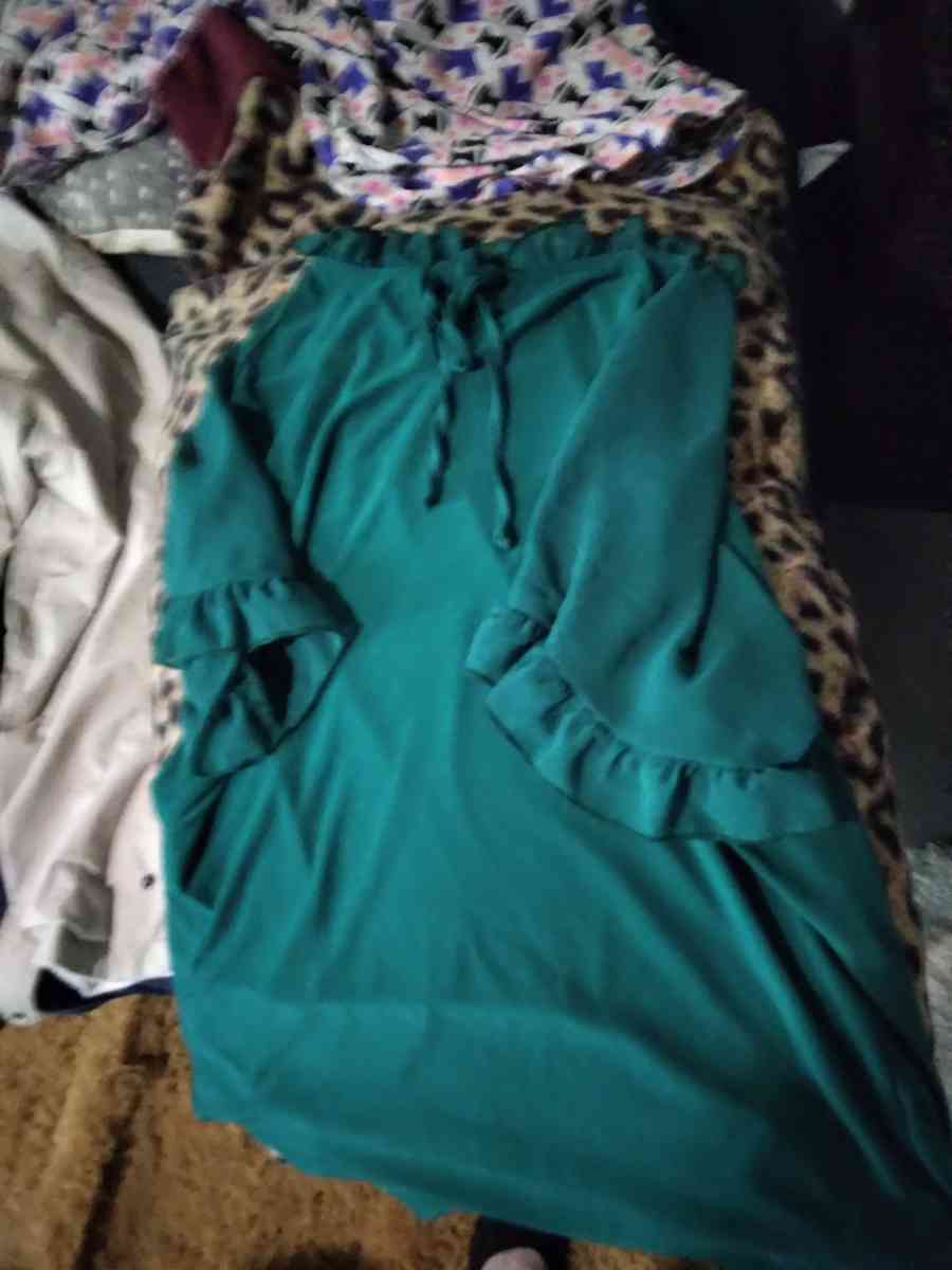 nice green womans dress shirt - Salem, Oregon