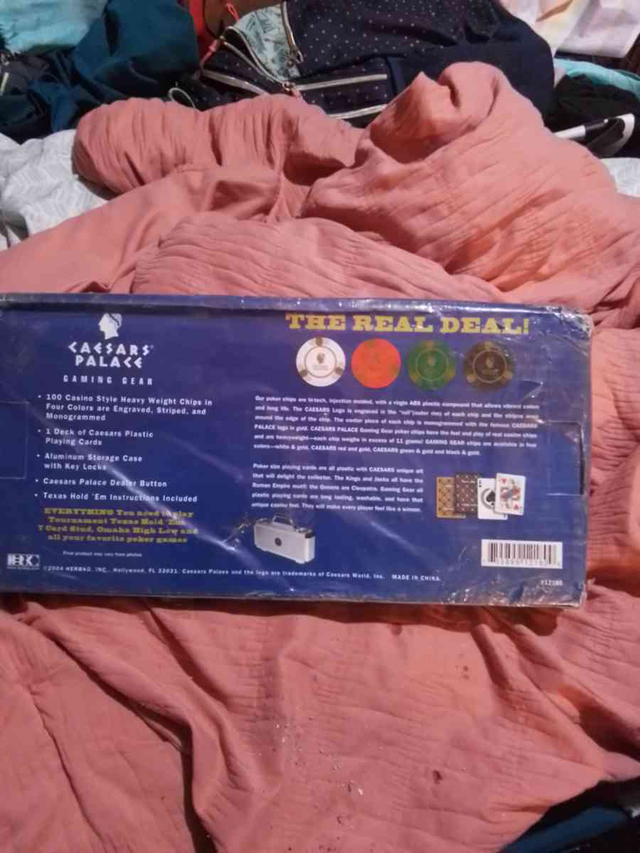 100 casino style poker set - Louisville, Kentucky - FleaMarketBay