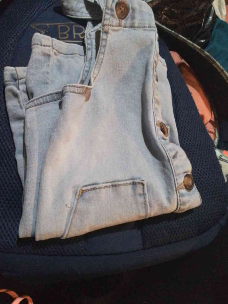 girl overall blue jean dress