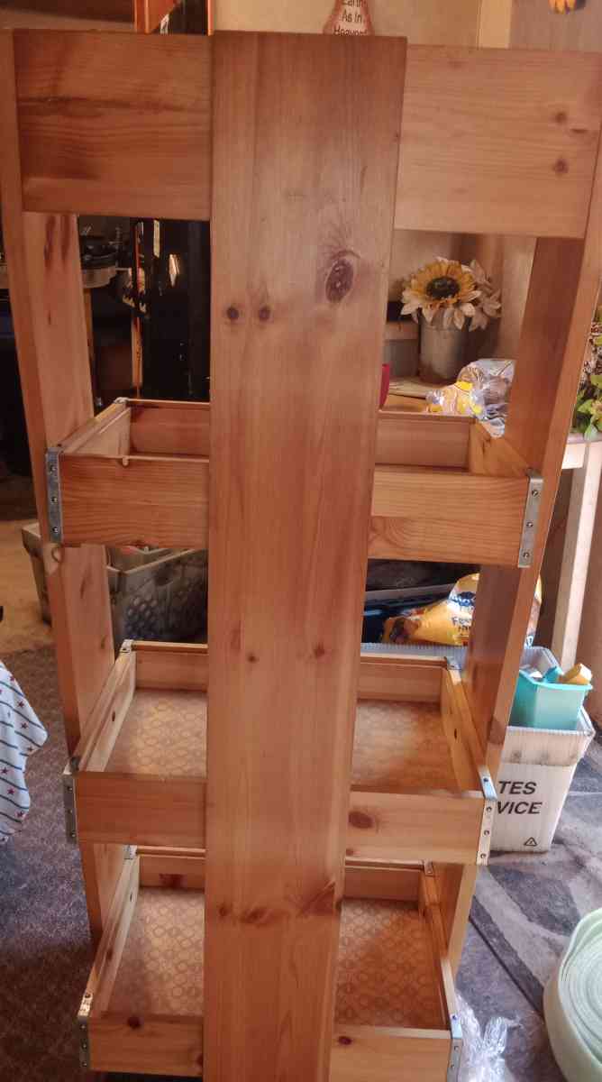 coke cola four tier Wooden shelf - Huntington, Texas - FleaMarketBay