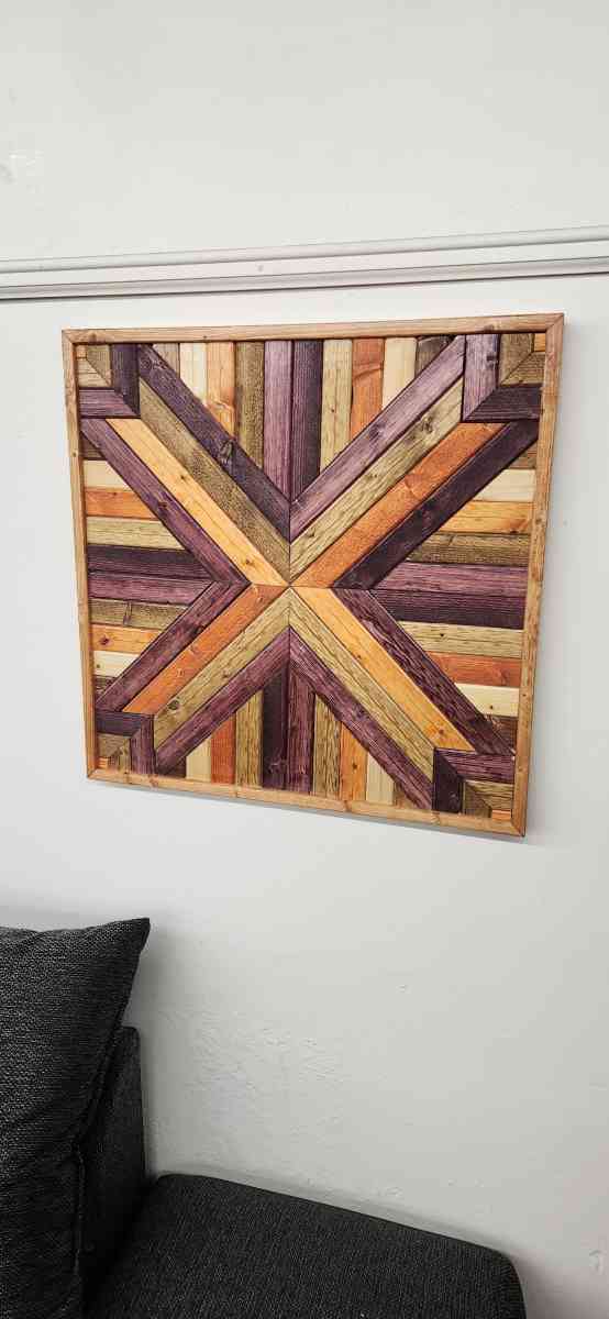 wooden wall art - Urbana, Illinois - FleaMarketBay