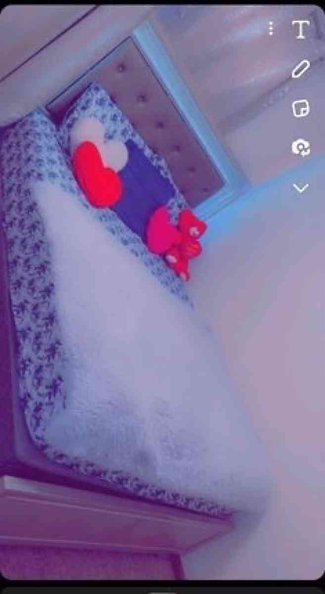 bed frame with mattress