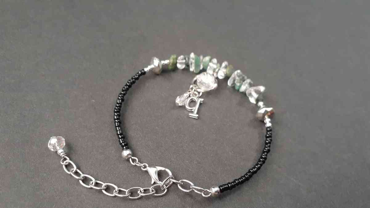 Custom Emerald and Quartz Charm Bracelet Jewelry - San Antonio, Texas - FleaMarketBay