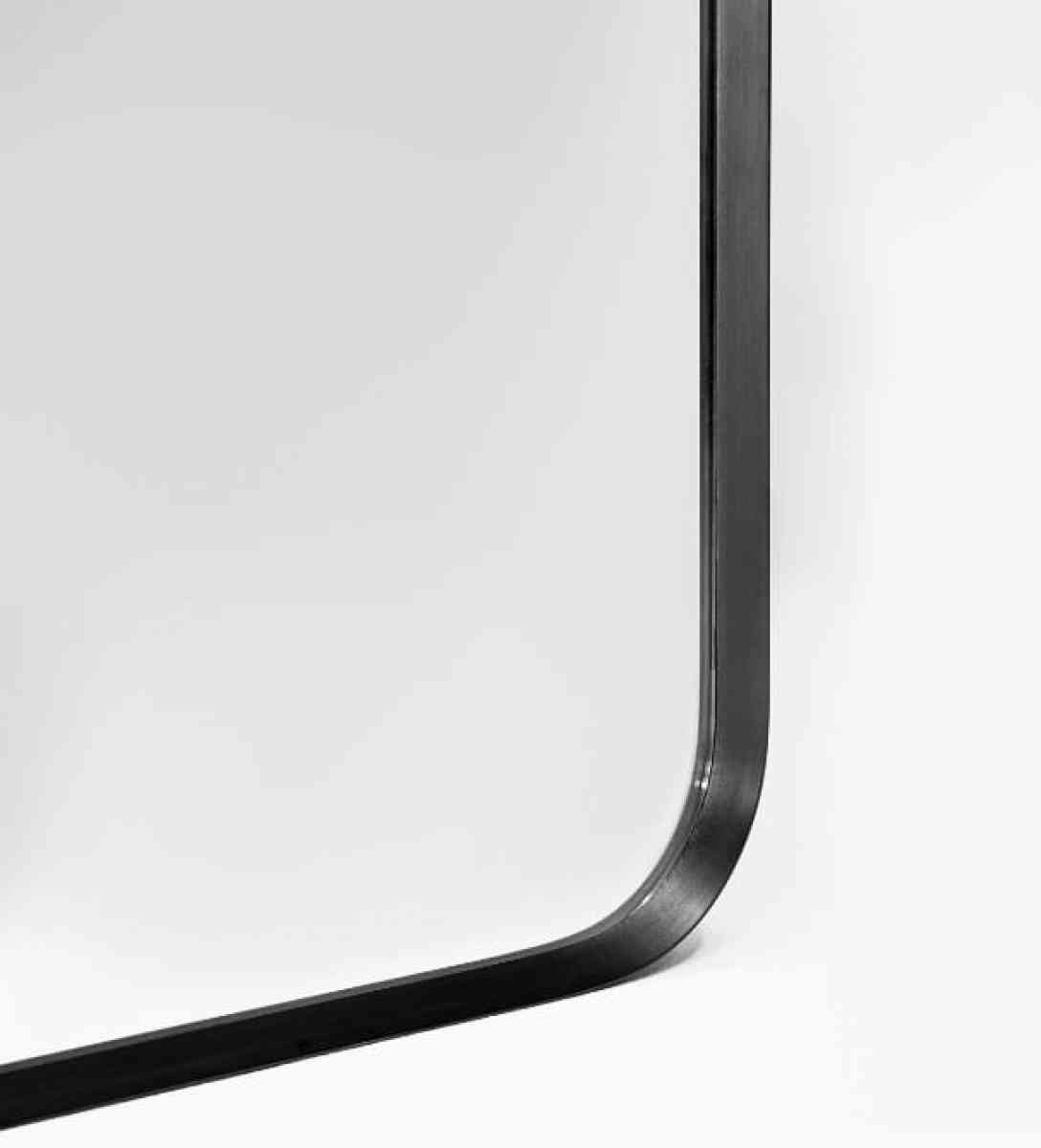 Wall Mount Mirror for Bathroom Brush Black Metal Framed Roun - Adelanto, California - FleaMarketBay