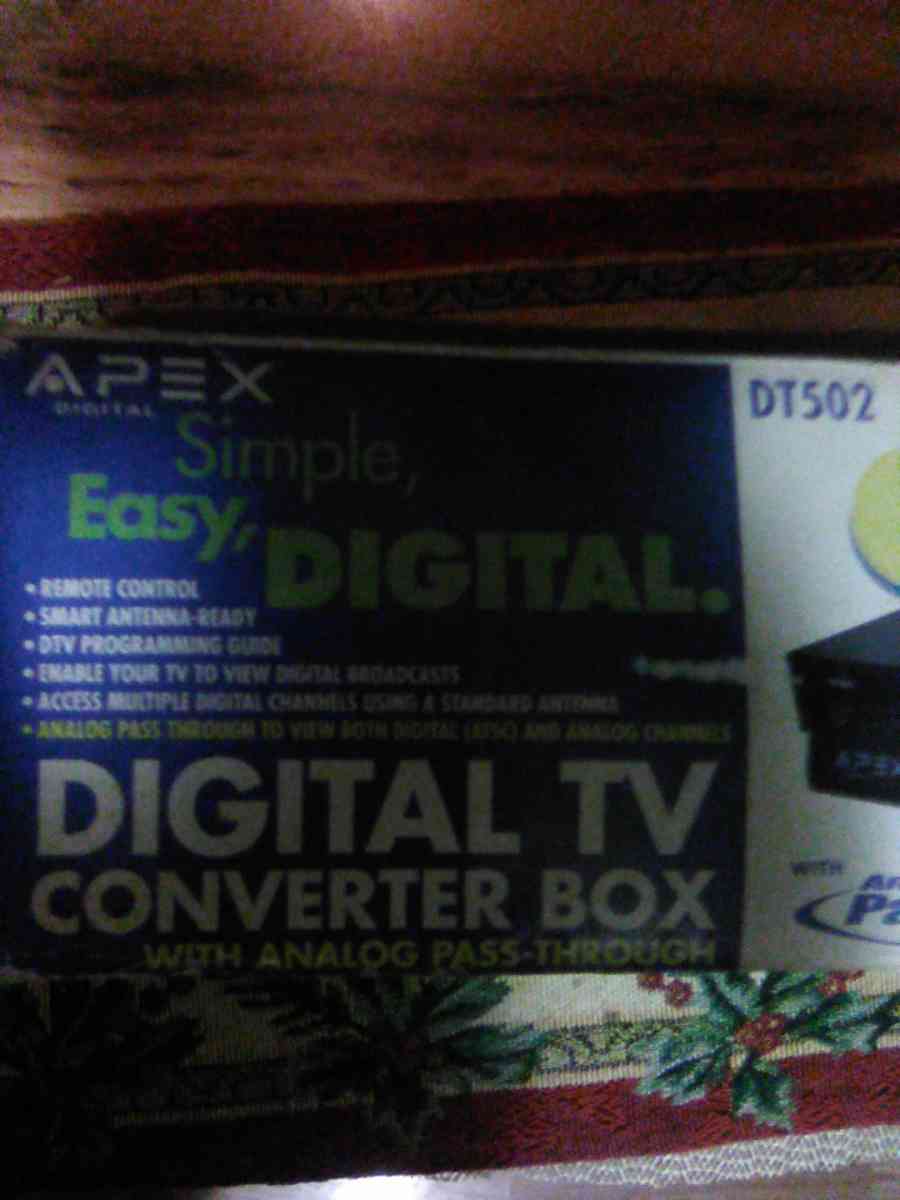 TV converter and signal box - Wayne, West Virginia - FleaMarketBay