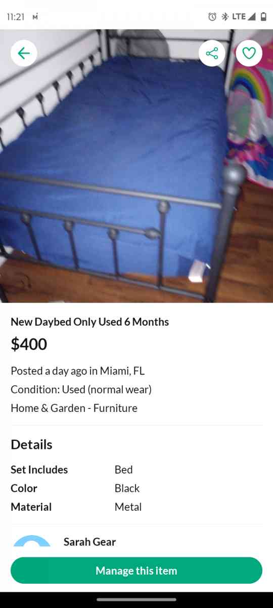 daybed with mattress - Miami, Florida