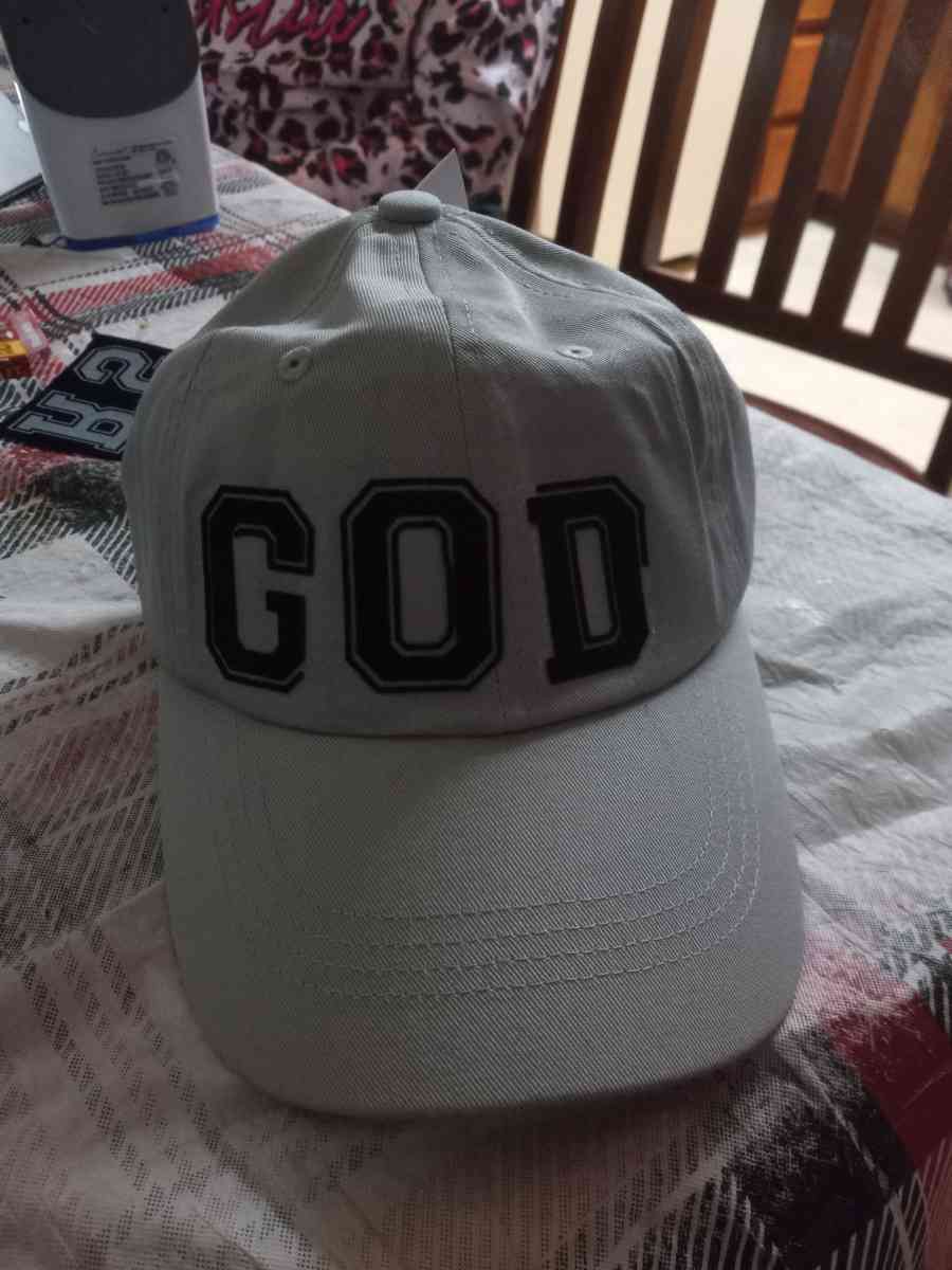 baseball cap that says God on it - Ridgecrest, California