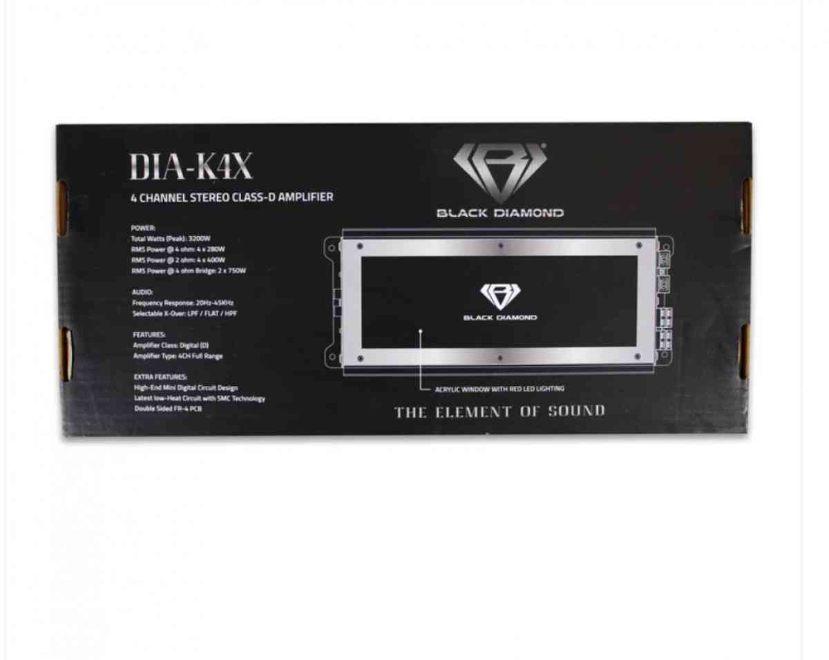BKACK DIAMOND 4 CHNL AMP - Commerce, Georgia - FleaMarketBay