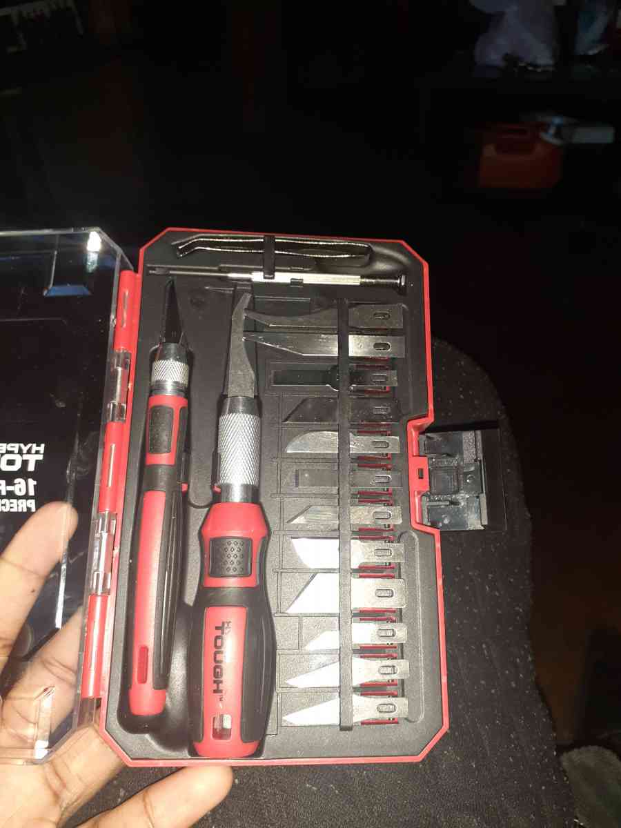 Hyper Tough 16 Piece Precision Knife Set - Detroit, Michigan - FleaMarketBay