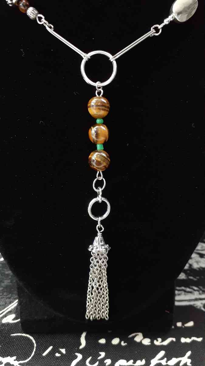 Tiger Eyes Necklace Jewelry - San Antonio, Texas - FleaMarketBay