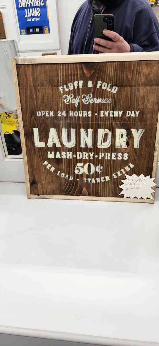 laundry wall decor - Urbana, Illinois - FleaMarketBay