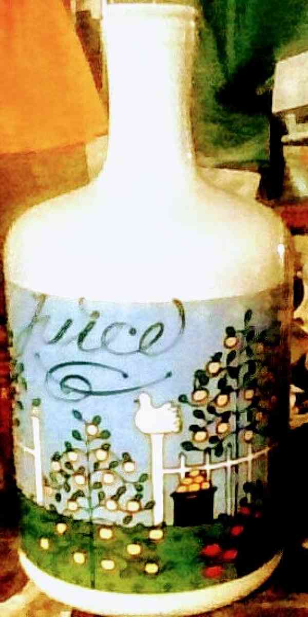 Glass Decorative Milk Jug - Alliance, Ohio