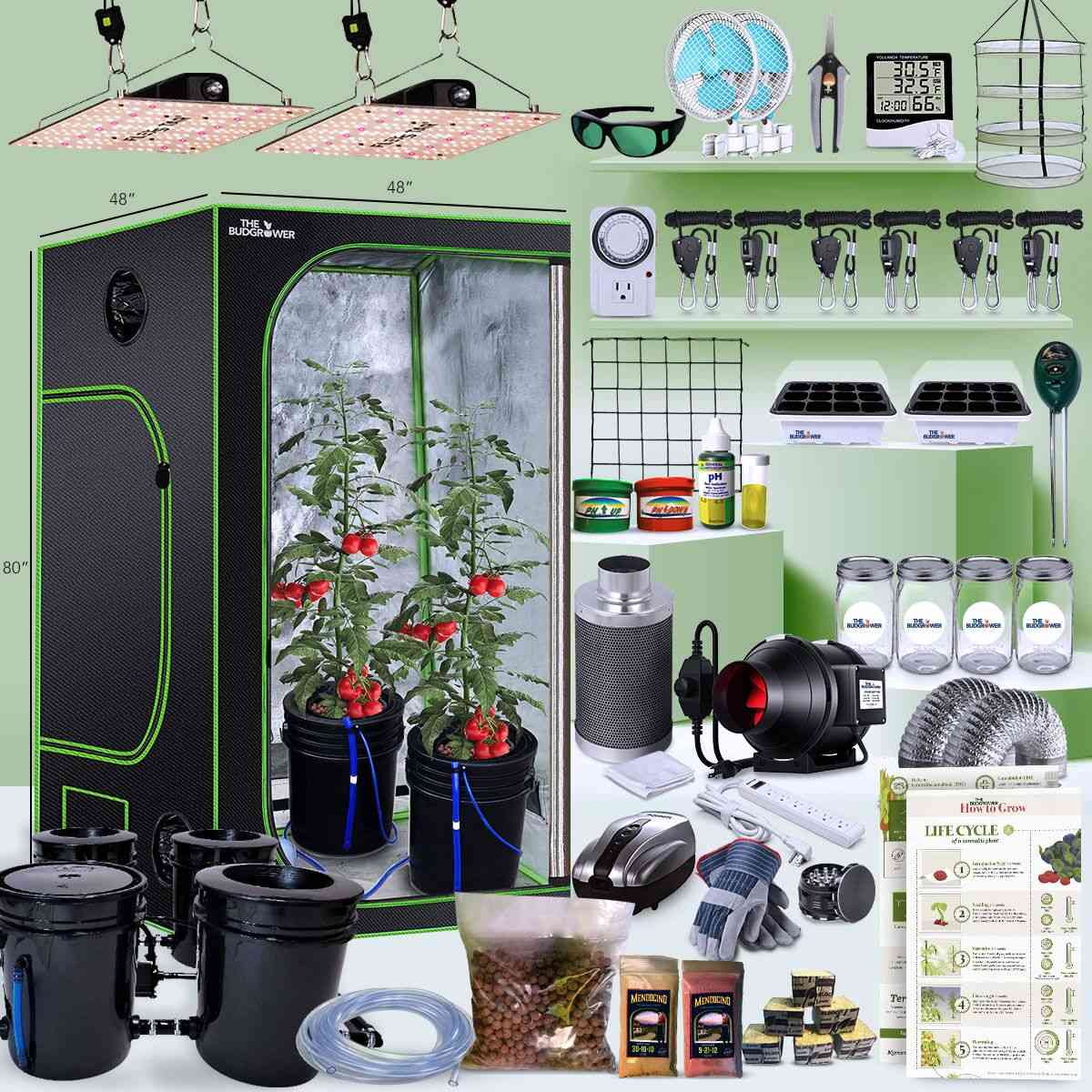 The Budgrowers advanced grow kit
