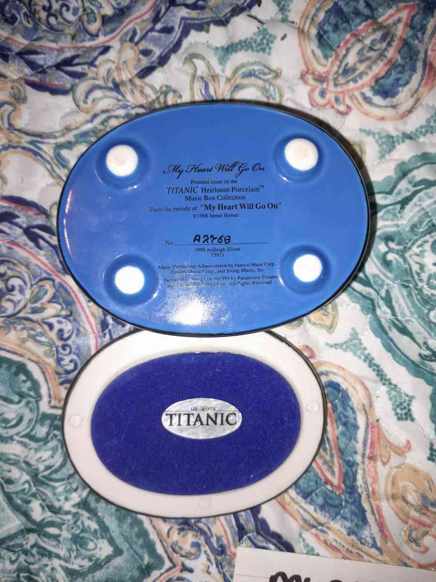 Titanic music box - Pueblo, Colorado - FleaMarketBay