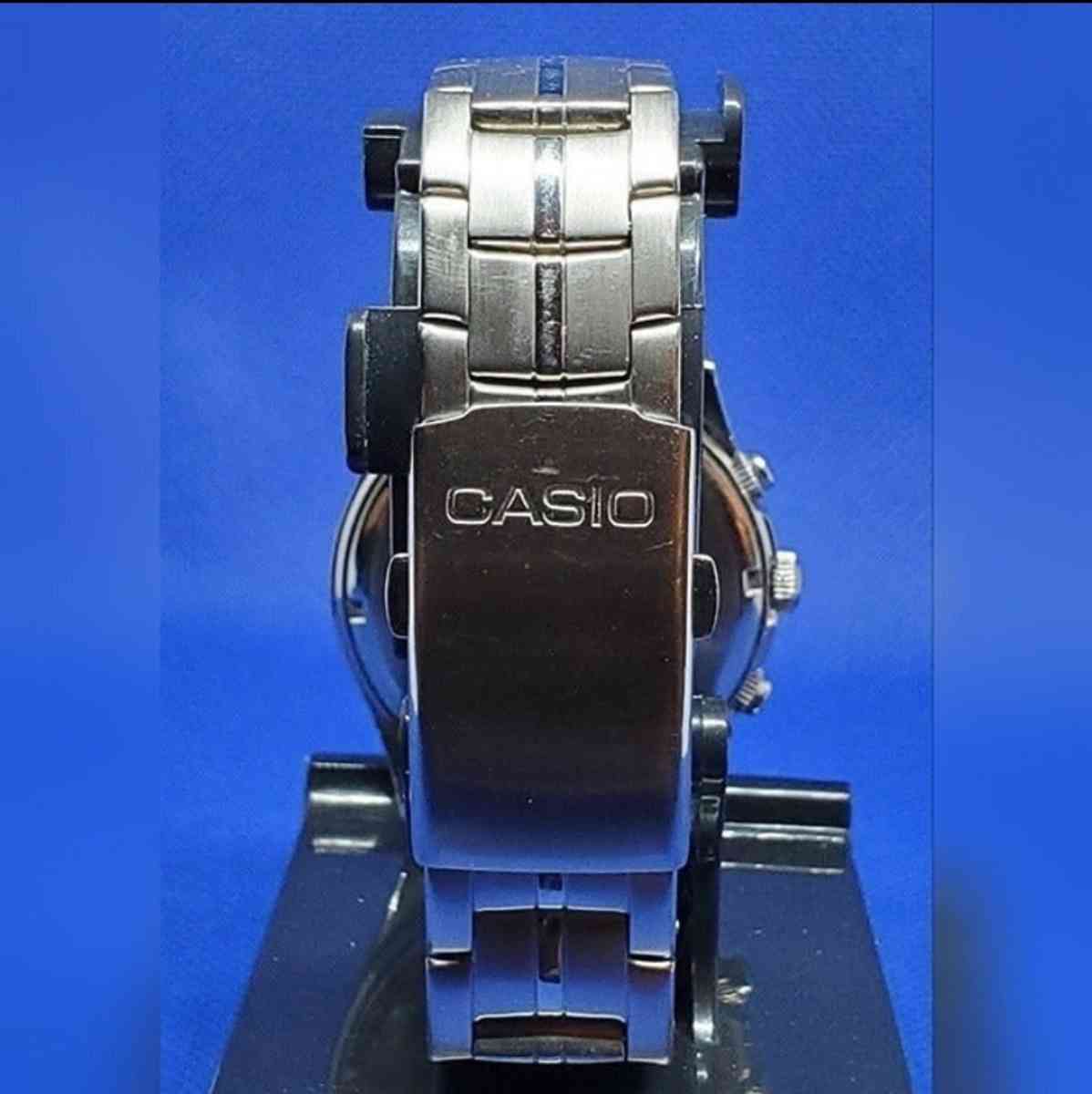 Casio Mens Rotating Slide Rule Bezel Aviator Stainless Steel - Lorain, Ohio - FleaMarketBay